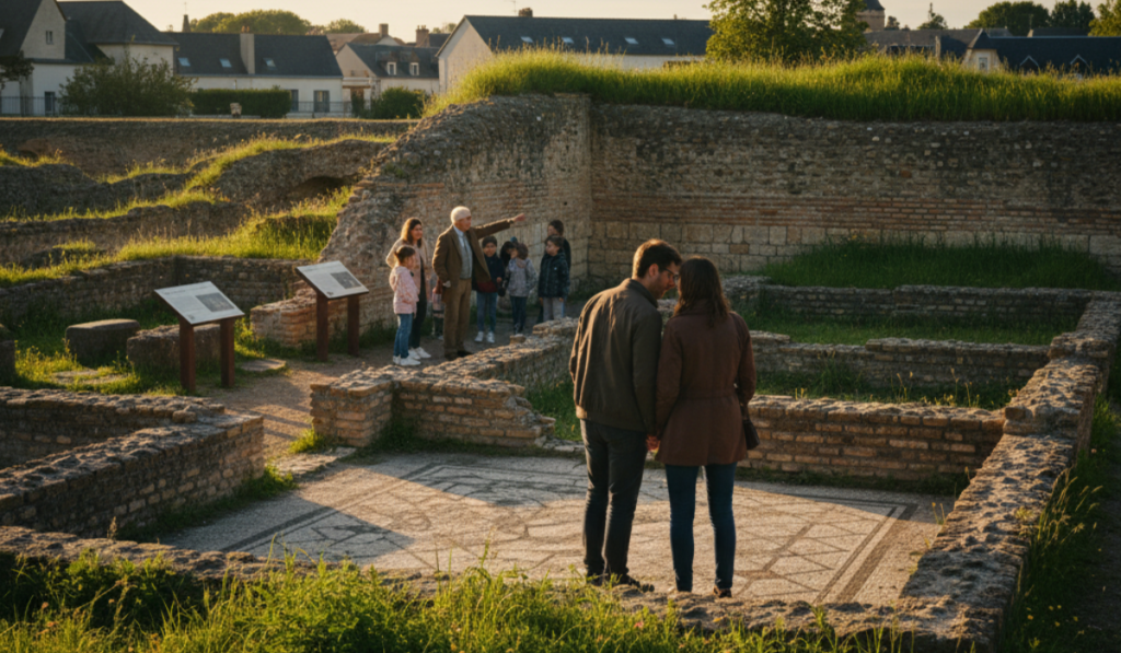 Explorer les ruines romaines de Beauvais